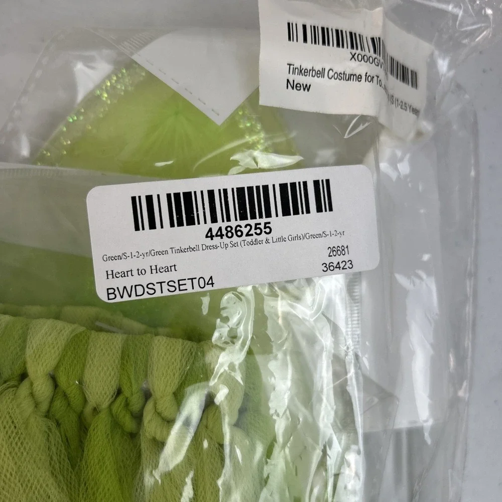 Tinkerbell Costume for Toddler (1-2.5 years) Heart to‎ Heart Green
